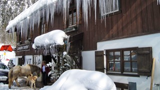 Eiszapfen am Glapfhof
