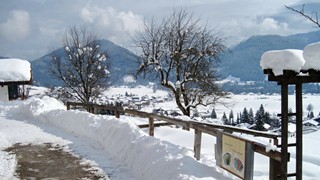 eine wunderbare Aussicht auf Reit im Winkl