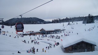 mit der Bergbahn zur Winkelmoosalm