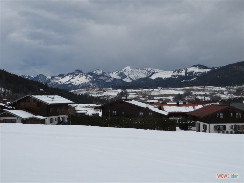 Blick auf Reit im Winkl von Blindau Blick auf Reit im Winkl von Blindau
