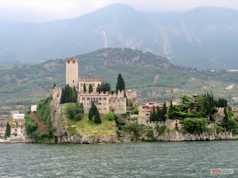 Die Scaligerburg von Malcesine Die Scaligerburg von Malcesine