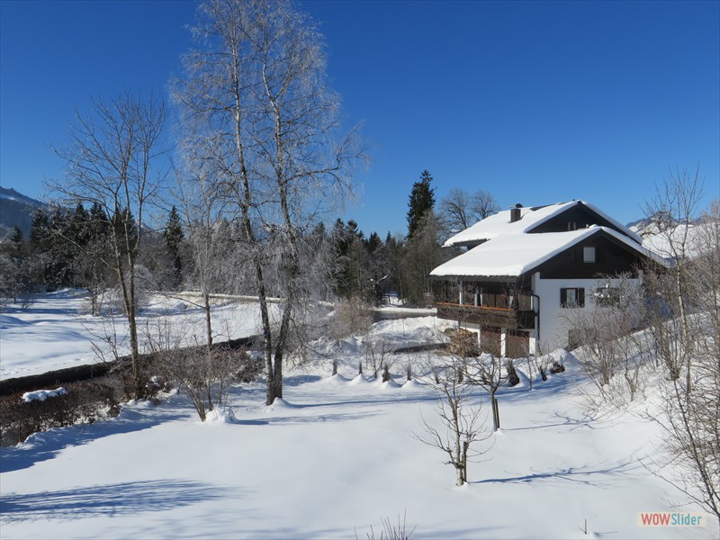 Blick aus dem Fenster der Ferienwohnung Blick aus dem Fenster der Ferienwohnung