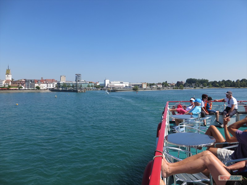 Bootsfahrt von Friedrichshafen nach Konstanz Bootsfahrt von Friedrichshafen nach Konstanz