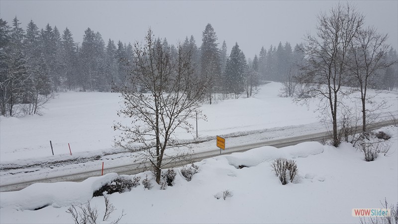 am ersten Tag schneit es noch am ersten Tag schneit es noch